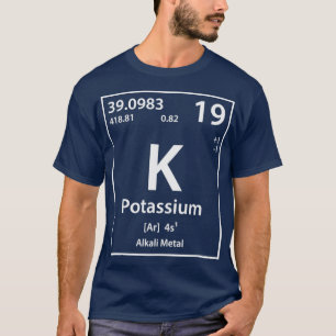 Camiseta Elemento de potássio