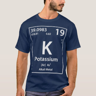 Camiseta Elemento de potássio