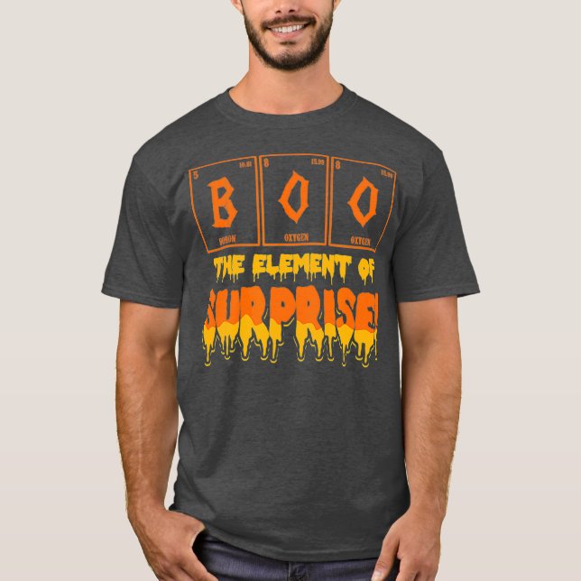 Camiseta Elemento de professor de química de arte do Hallow (Frente)