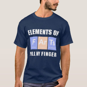Camiseta Elemento de puxar meu dedo.