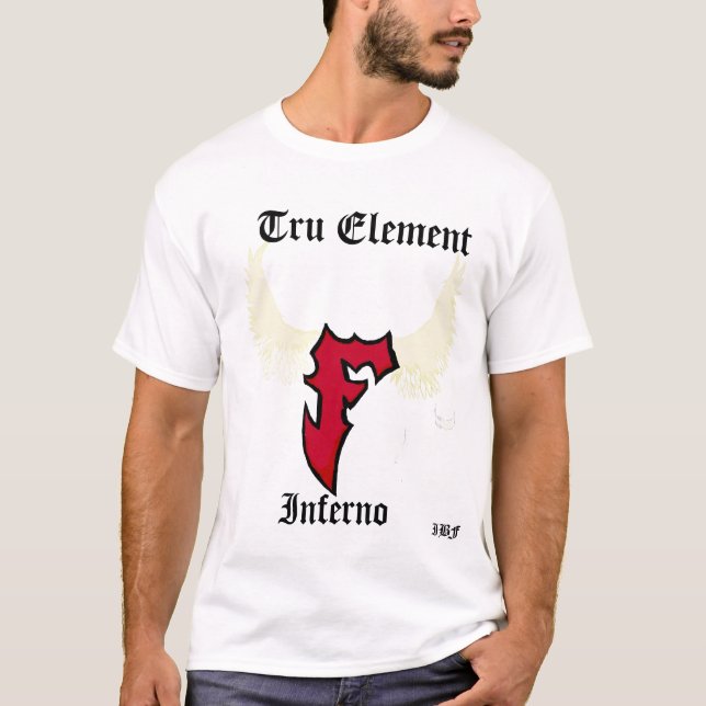 Camiseta Elemento de Tru, inferno, IBF (Frente)