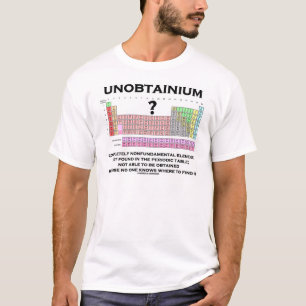 Camiseta Elemento De Unobtainium Completamente Não Fundamen