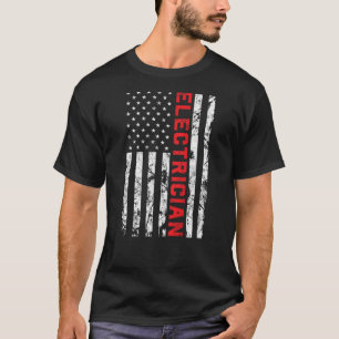 Camiseta Elemento eletricista patriótico americano fa