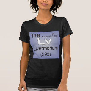 Camiseta Elemento individual de Livermorium - mesa