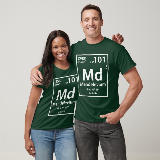 Camiseta Elemento Mendelevium (branco) T-Shirt (Unissex)