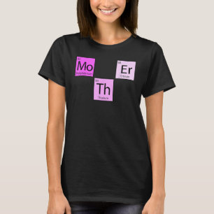 Camiseta Elemento Periódico das Mães Dia das Mães Engraçado