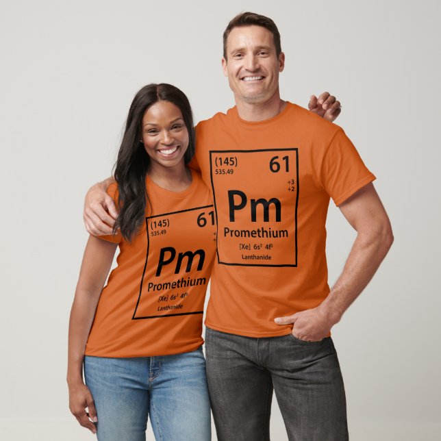 Camiseta Elemento Prometium (preto) (Unissex)