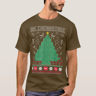 Camiseta Elemento Químico Quimistree Suor de Natal Feio
