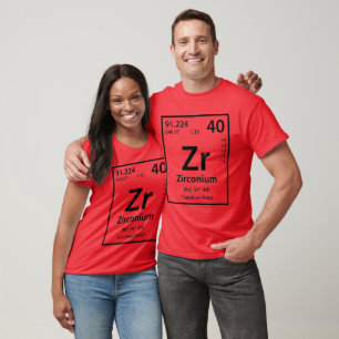 Camiseta Elemento Zircônio (preto)