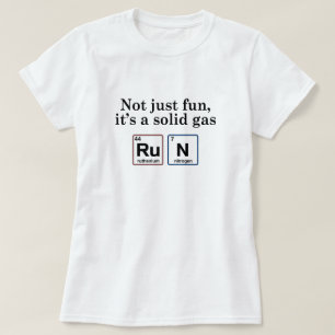 Camiseta Elementos contínuos Running do gás