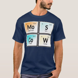 Camiseta Elementos da Cidade de Moscou