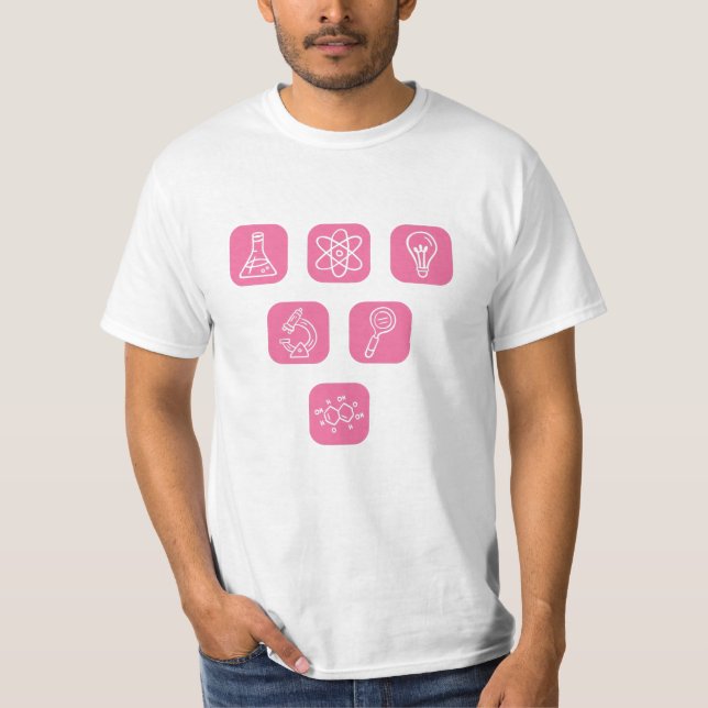 Camiseta Elementos da ciência (Frente)