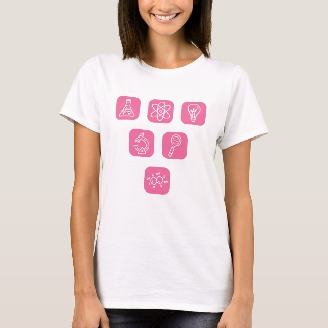 Camiseta Elementos da ciência (Frente)