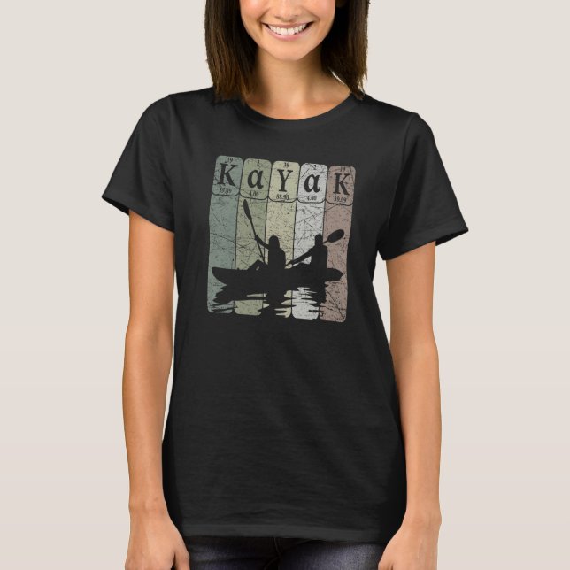 Camiseta Elementos da Tabela Periódica de Caiaque Caiaque V (Frente)