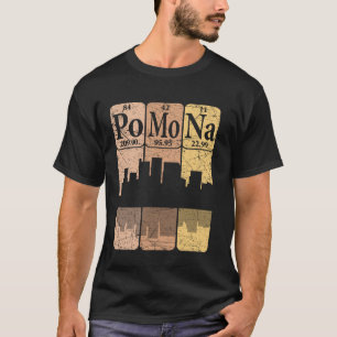 Camiseta Elementos da Tabela Periódica de Pomona Califórnia