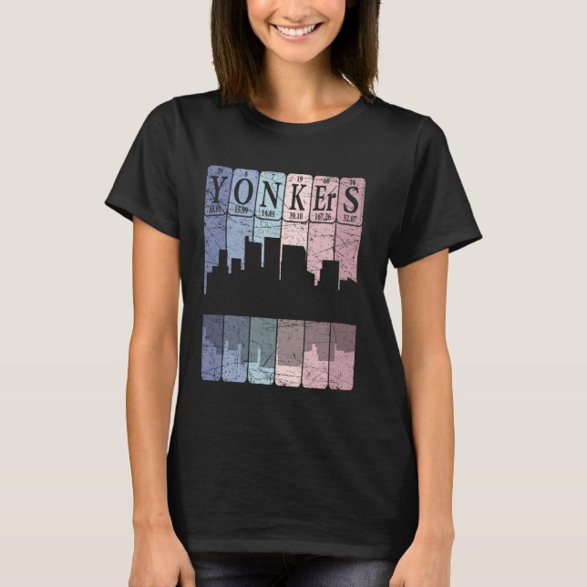 Camiseta Elementos da Tabela Periódica de Yonkers Yonkers N (Frente)