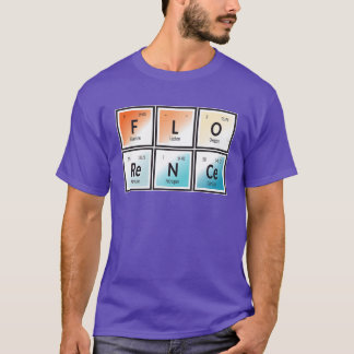 Camiseta Elementos de amigos da cidade de Florença