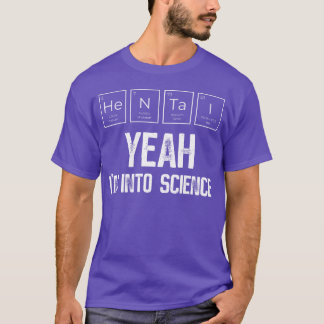 Camiseta Elementos de anime e mangá de ciência hentai