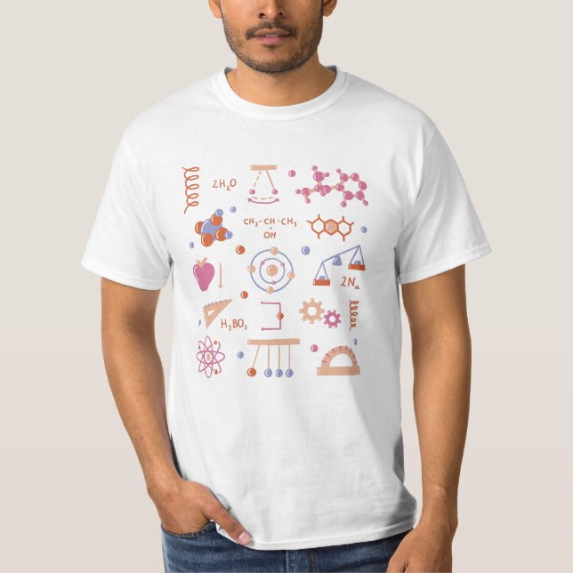 Camiseta Elementos de física (Frente)