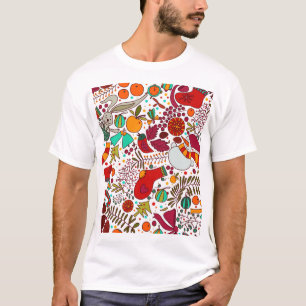 Camiseta Elementos de Natal Festivos Design