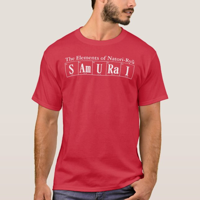 Camiseta Elementos de Natori-ryu (samurai) (Frente)