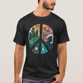 Camiseta Elementos Pacíficos: Natureza & Cosmos