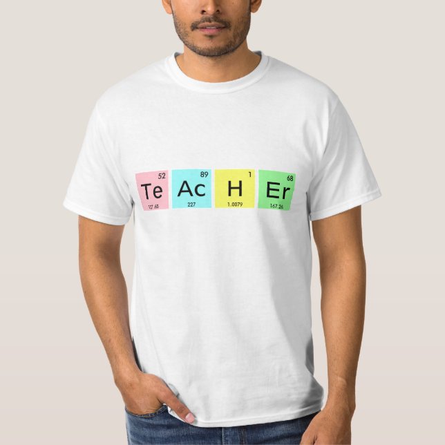 Camiseta Elementos para professores (Frente)