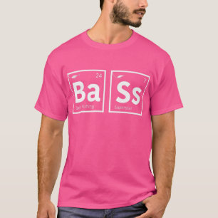 Camiseta Elementos Periódicos Bass Amar Prêmio de Pesca