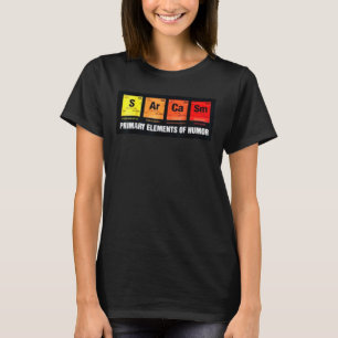 CAMISETA ELEMENTOS PRIMÁRIOS DO HUMOR