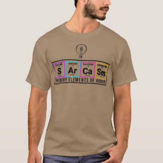 Camiseta Elementos Primários Do Professor De Química Humor