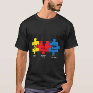 Camiseta Elementos Químicos de quebra-cabeça Piece Legal Au