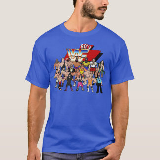 Camiseta Elenco de Luta Livre Anos 80