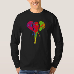 Camiseta Elephant Autismo Colorir Consciência Selvagem Afri