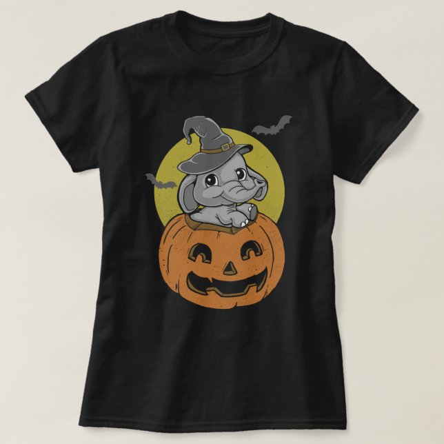 Camiseta Elephant Halloween (Frente do Design)