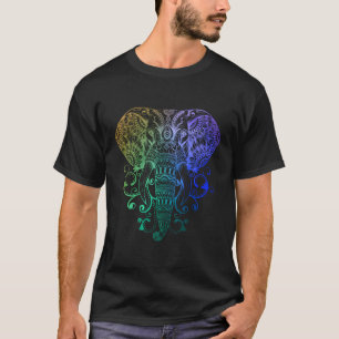 Camiseta Elephant Hindu Tribal Watercolor