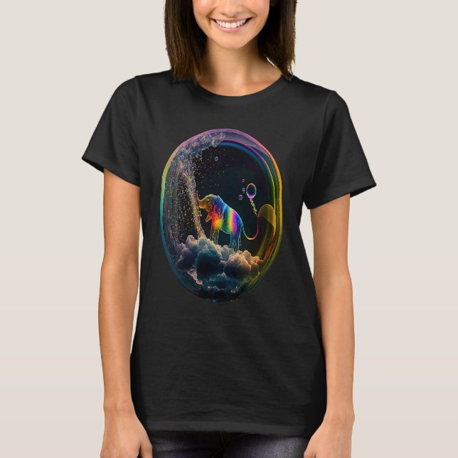 Camiseta Elephant in soap bubble  Elephants (Frente)