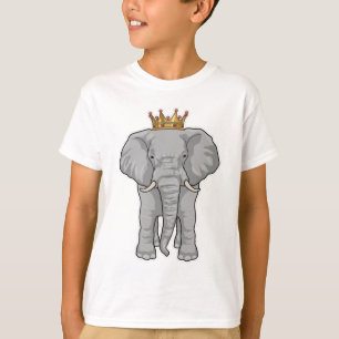 Camiseta Elephant King Crown