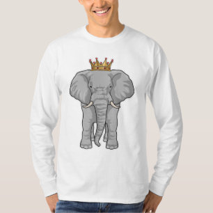 Camiseta Elephant King Crown