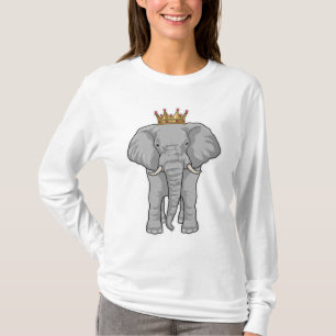 Camiseta Elephant King Crown