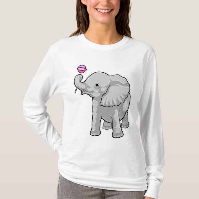 Camiseta Elephant Lollipop (Frente)