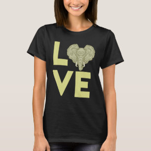 Camiseta Elephant Love Animal Africa Heart Love