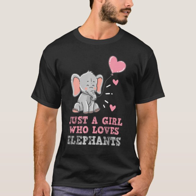 Camiseta Elephant Love Girl (Frente)