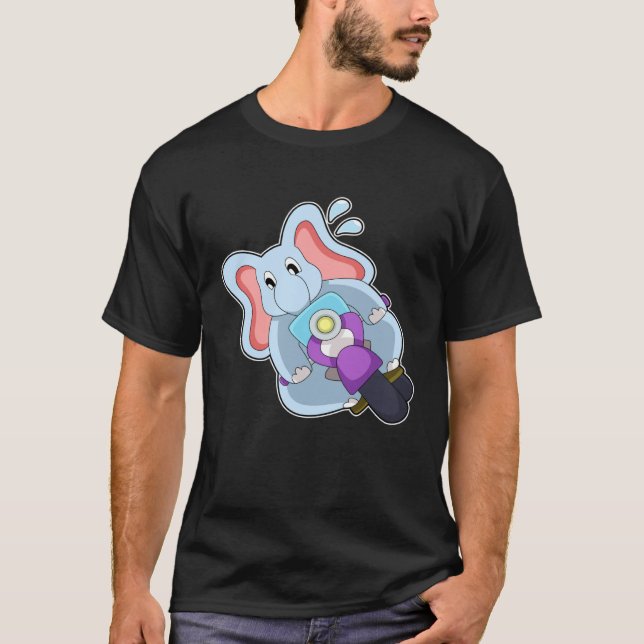 Camiseta Elephant Motorcycle (Frente)
