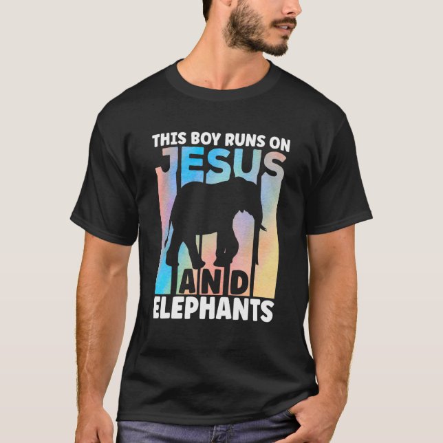 Camiseta Elephant Outfit for Elephant Lovers Apparel Boys (Frente)