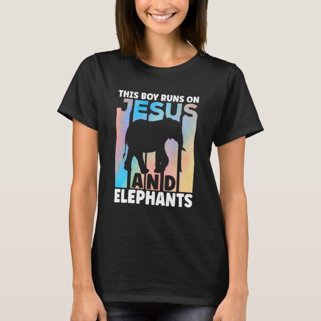 Camiseta Elephant Outfit for Elephant Lovers Apparel Boys (Frente)
