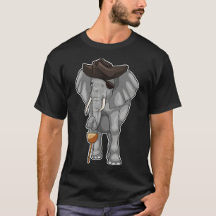 Camiseta Elephant Pirate Wooden leg Elephant
