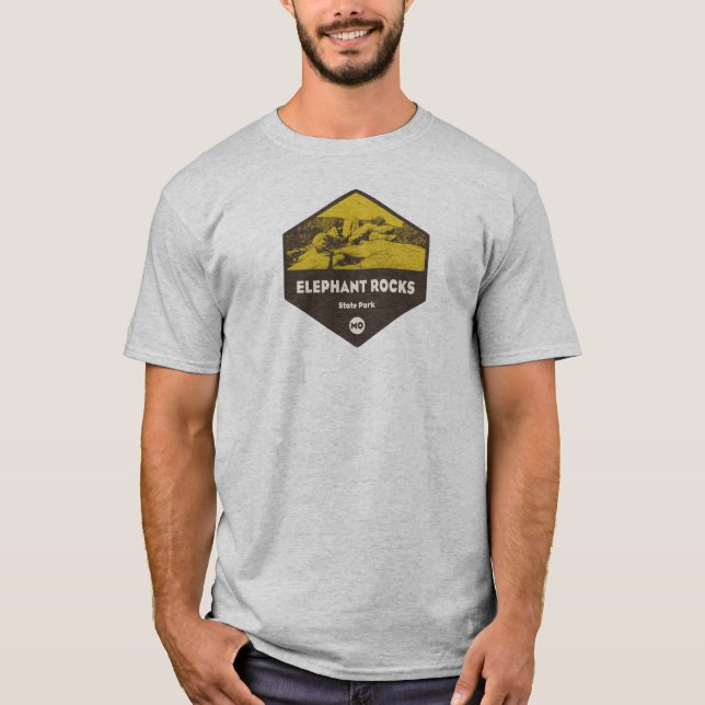 Camiseta Elephant Rocks State Park Missouri (Frente)