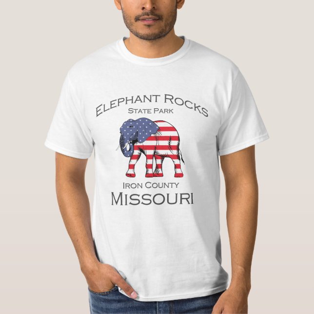 Camiseta Elephant Rocks State Park T-Shirt (Frente)