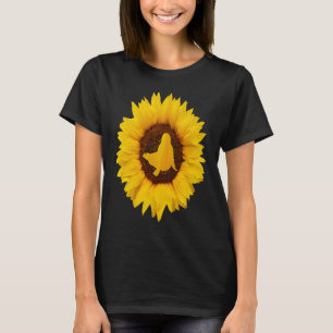 Camiseta Elephant Seal Para Mulheres Pup Animal Sunflower