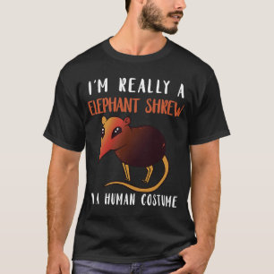 Camiseta Elephant Shrew Sengi Human Costume Jumping Shrew M